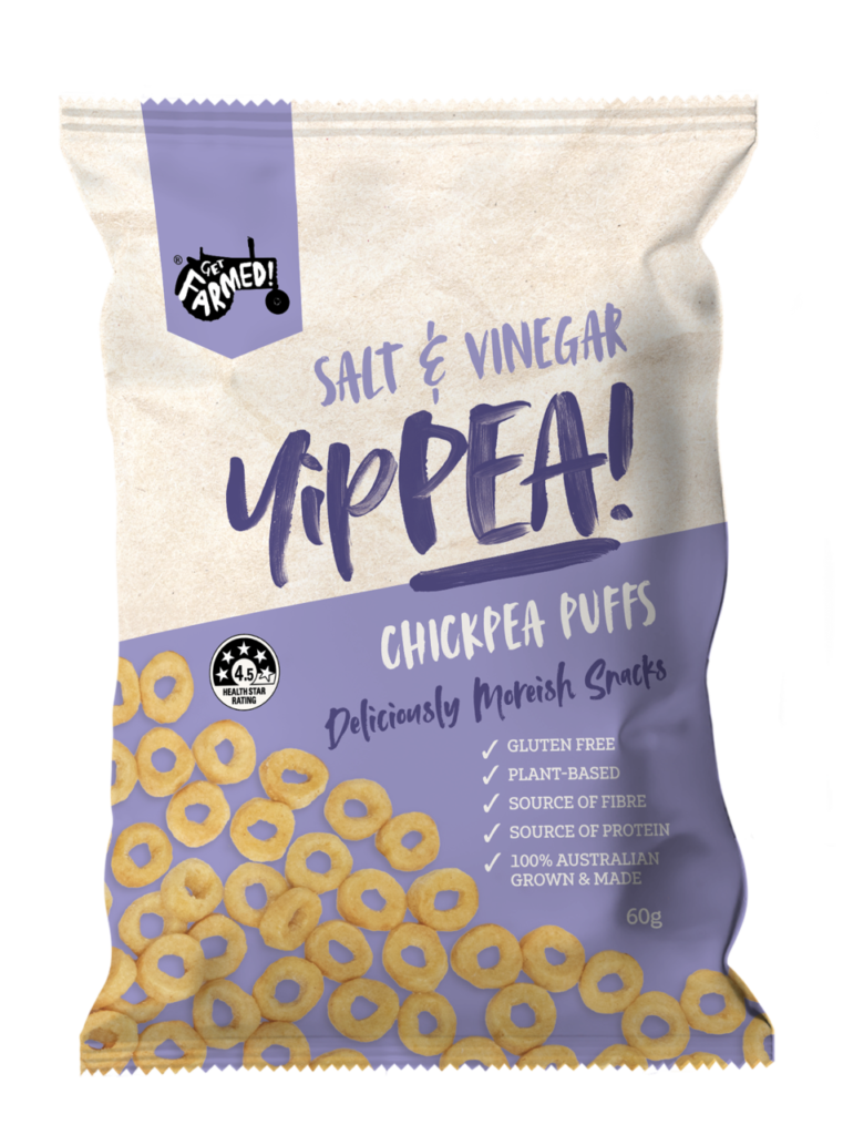 Yippea Salt & Vinegar Chickpea Puffs